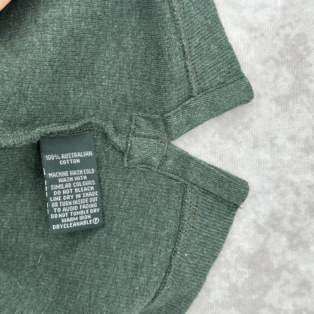 Rodd & Gunn Green Quarter 1/4 Zip Knit Pullover Sweater Men's Size Large - Picture 9 of 11